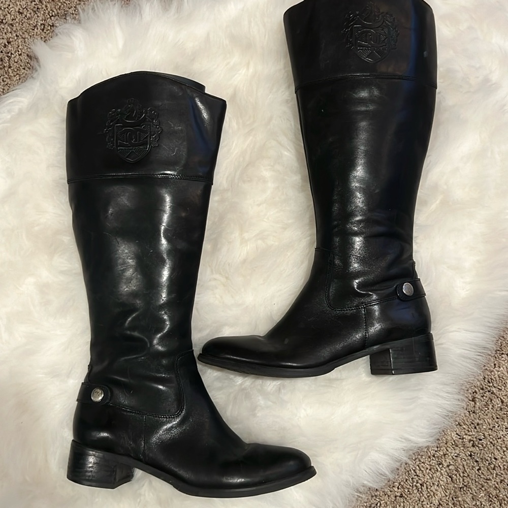 Etienne Aigner wide shaft, tall riding boot size 8